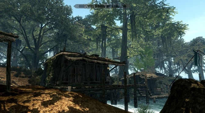 Mixture of MORROWIND and SKYRIM gives us SKYWIND